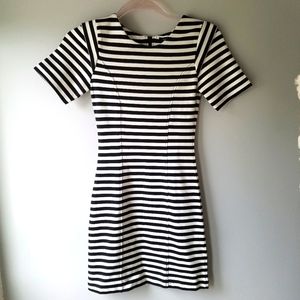 French Connection NWT Bodycon Striped Dress Size 2